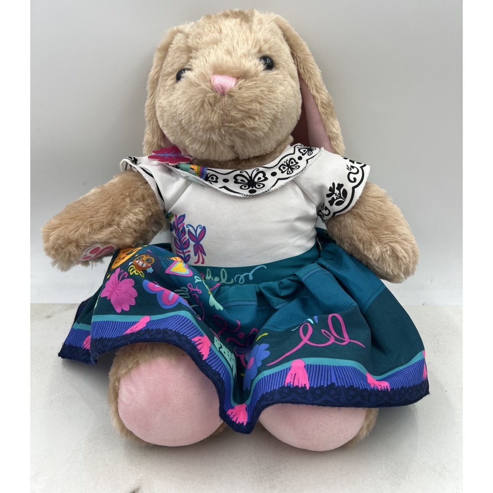 Build-A-Bear Bunny Pawlette Plush 16" Disney Encanto Mirabel Stuffed Animal